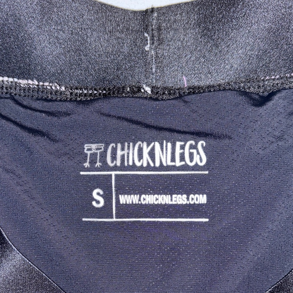 Chicken Legs Women's Fun Purple Athletic Shorts - Picture 2 of 8